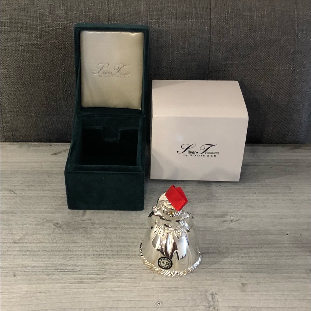 Godinger Silver Santa Ornament/Bell - Picture 3 of 3